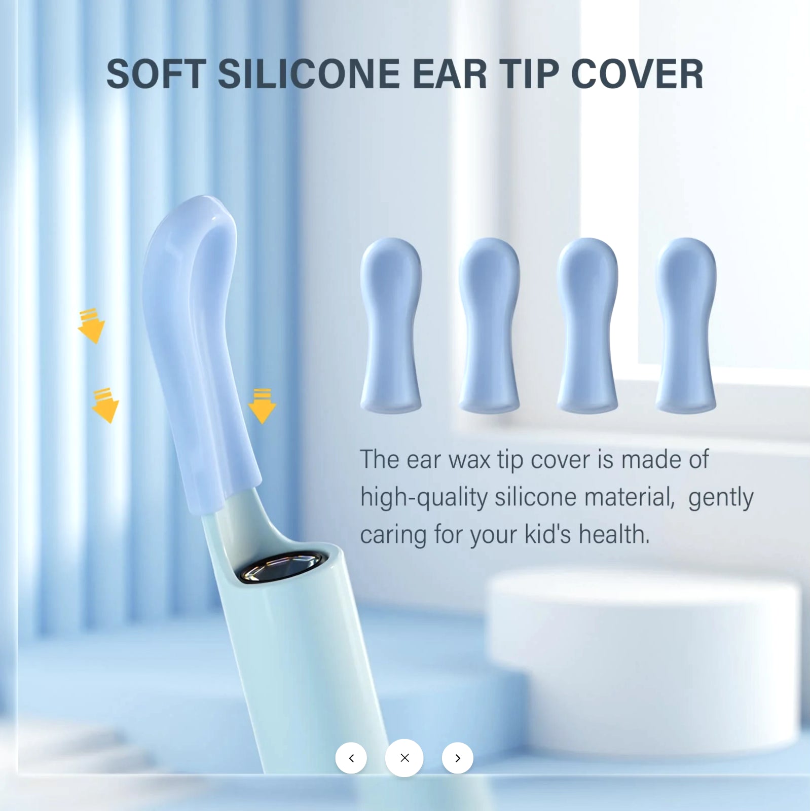 Ear Wax Removal Pick Led Wireless Ear Camera Otoscope Visual Kit Exempt Smart