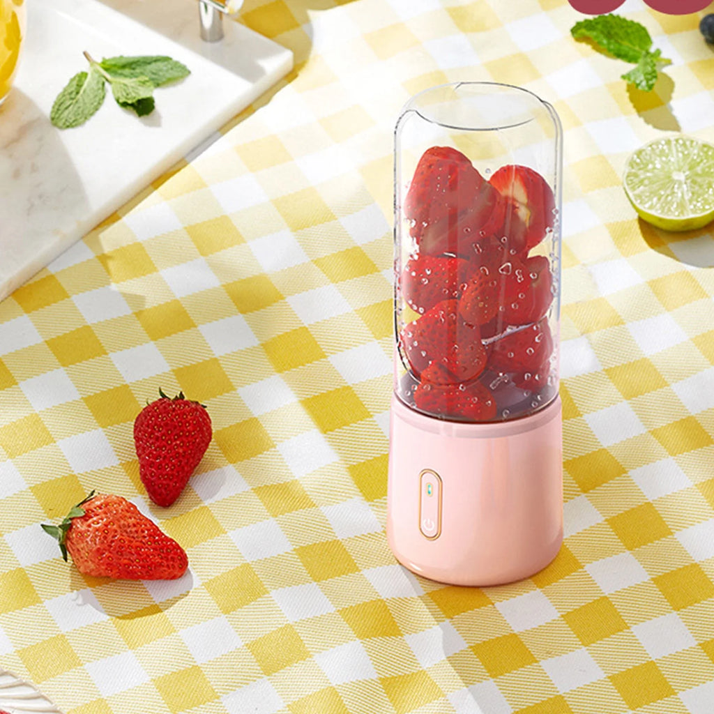 Home Essentials Kitchen Small Appliances Portable Blenders , Blenders for Shakes And, Fruit Juicer USB Rechargeable with 6 Blades, Handheld Blenders for Sports Travel and Outdoors Clearance