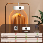 Portable Clothes Dryer,600W Mini Laundry Dryers with Remote Control, Small Compact Foldable Electric Drying Machine with Dry Bag for Travel,Rv, Home,Apartment