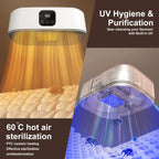Portable Clothes Dryer,600W Mini Laundry Dryers with Remote Control, Small Compact Foldable Electric Drying Machine with Dry Bag for Travel,Rv, Home,Apartment