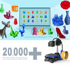 K7 3D Printer High Precision Desktop Mini 3D Printing Machine for Kids Teens Beginners Student, Print Size 100X100X100Mm