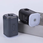 Electric Air Pump Camping Light 3 Lighting Modes Mini Inflate Deflate Pump Rechargeable for Air Beds Boat Swimming Ring