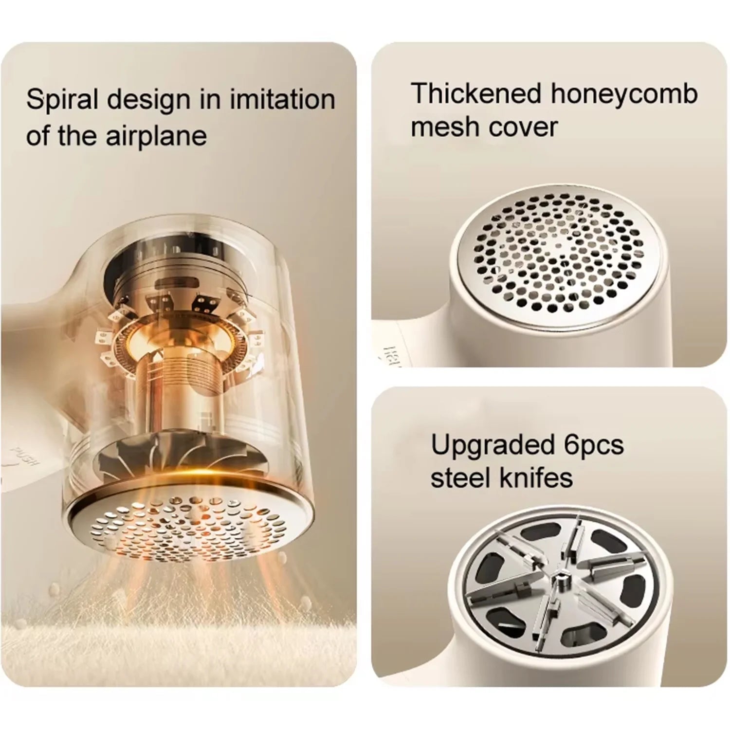 Fabric Shaver Lint Remover with USB Rechargeable,Portable Sweater Defuzzer Remove Clothes Fuzz