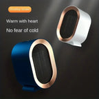 Space Heaters for Small Room, 1200W with Thermostat, Overheating & 45°Tip-Over Protection for Office Home, Green