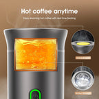 Portable Espresso Maker, 3-In-1 Travel Coffee Machine for Ground Coffee/Ns/Dg Capsules, 20 Bar Self-Heating Coffee Maker with USB-C for Car Camping Home Office