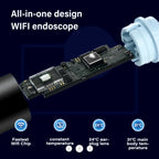 Ear Wax Removal Pick Led Wireless Ear Camera Otoscope Visual Kit Exempt Smart