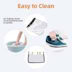 Portable Projector Screen with Stand Outdoor: Camping Projection Screen 80 Inch