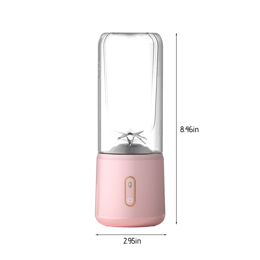 Home Essentials Kitchen Small Appliances Portable Blenders , Blenders for Shakes And, Fruit Juicer USB Rechargeable with 6 Blades, Handheld Blenders for Sports Travel and Outdoors Clearance