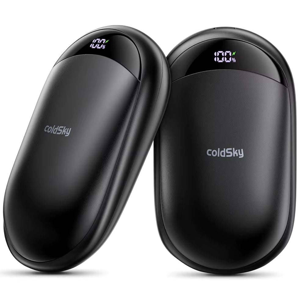 Magnetic Hand Warmers Rechargeable 2 Pack Electric Handwarmers Fast Heating 3-Settings Portable Heater Travel Essentials