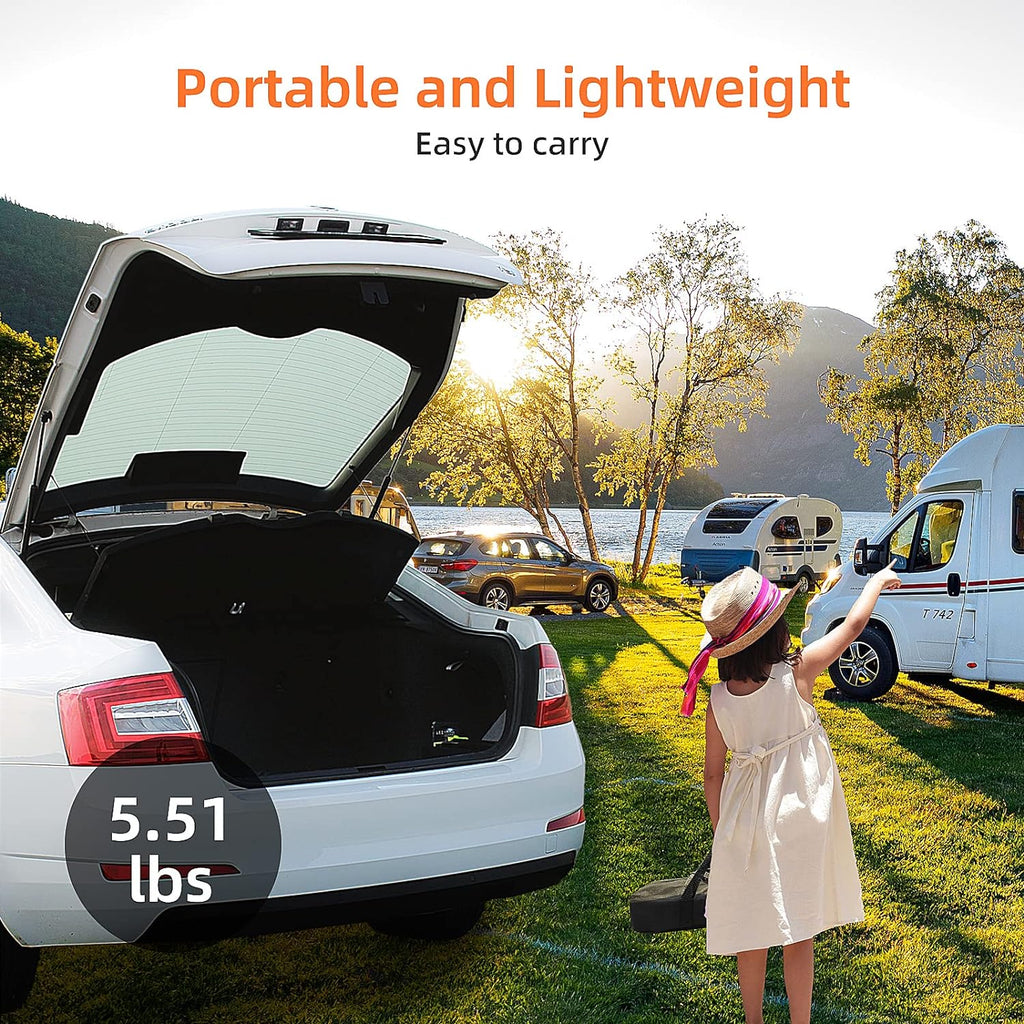Portable Projector Screen with Stand Outdoor: Camping Projection Screen 80 Inch