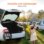 Portable Projector Screen with Stand Outdoor: Camping Projection Screen 80 Inch