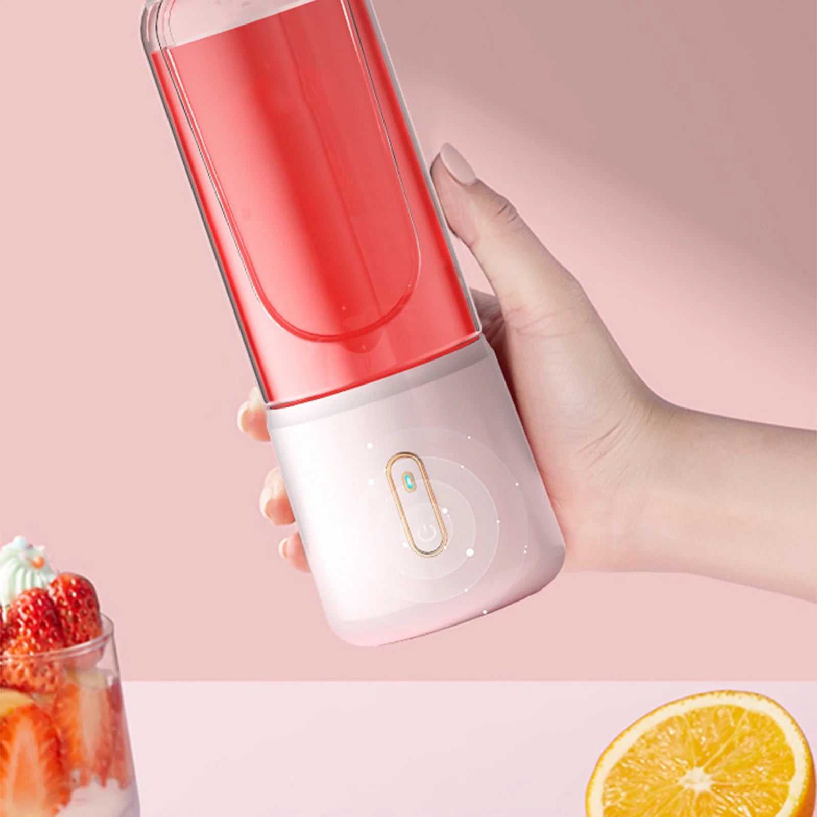 Home Essentials Kitchen Small Appliances Portable Blenders , Blenders for Shakes And, Fruit Juicer USB Rechargeable with 6 Blades, Handheld Blenders for Sports Travel and Outdoors Clearance