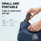 Compressed Air Duster, 130000RPM Cordless Electric Air Blower for Computer, 3-Gear Adjustable Power Dust Cleaner, Rechargeable Portable Mini Blower for Electronics, Keyboard&Car